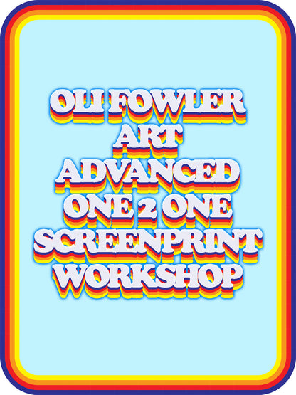 oli fowler advanced screen print workshop