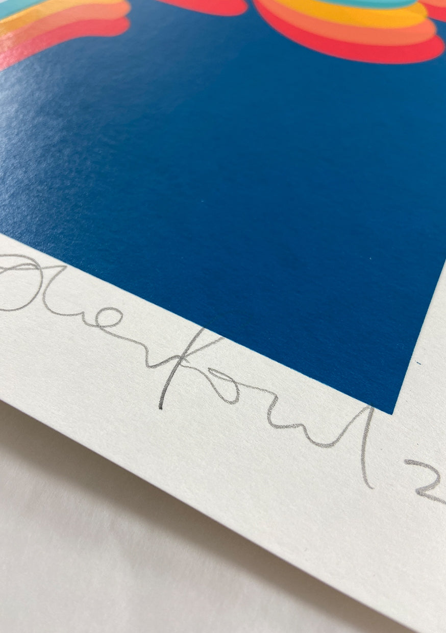 Let’s Go All The Way Hand Pulled Screenprint