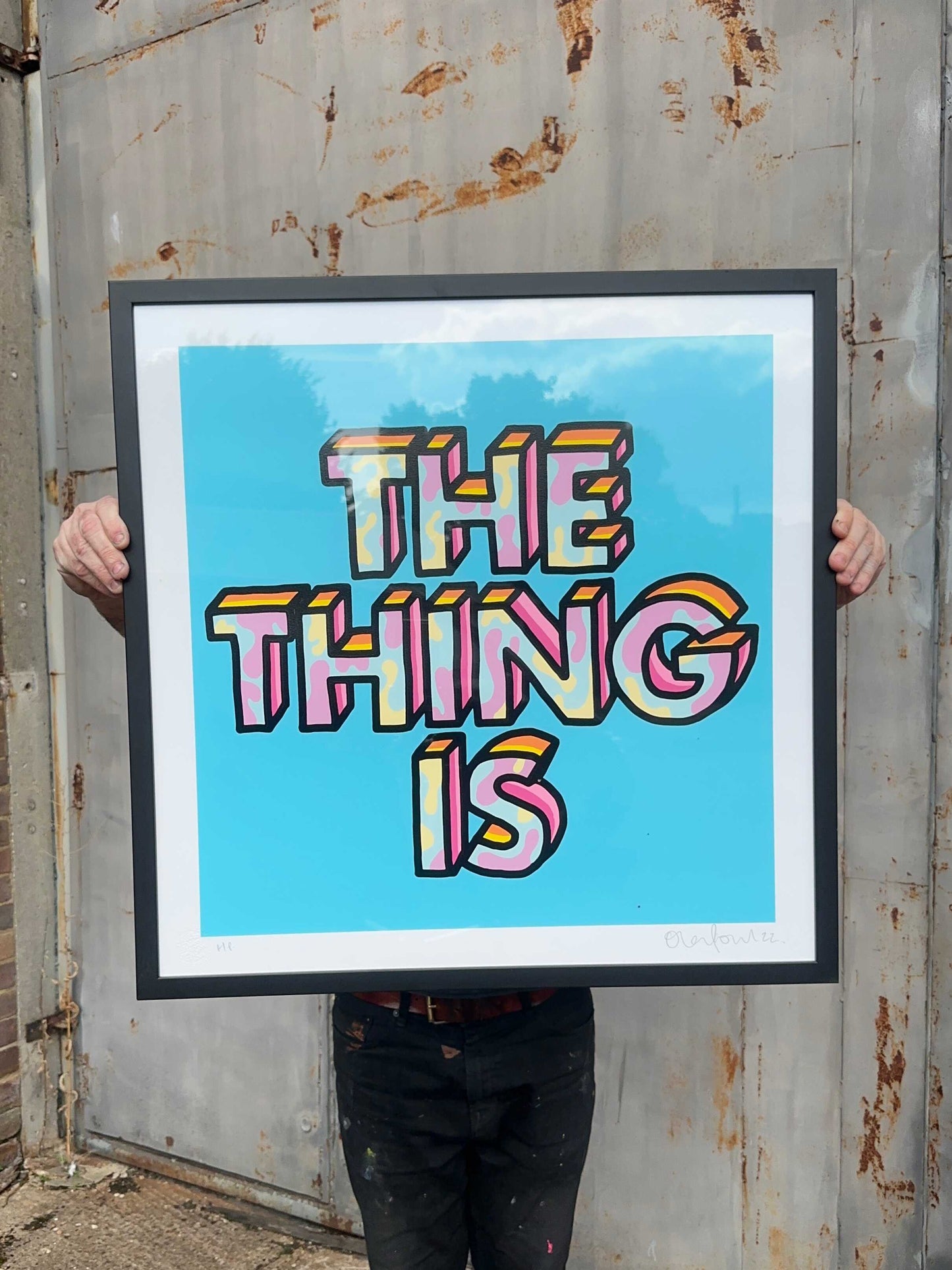 THE THING IS (FRAMED)