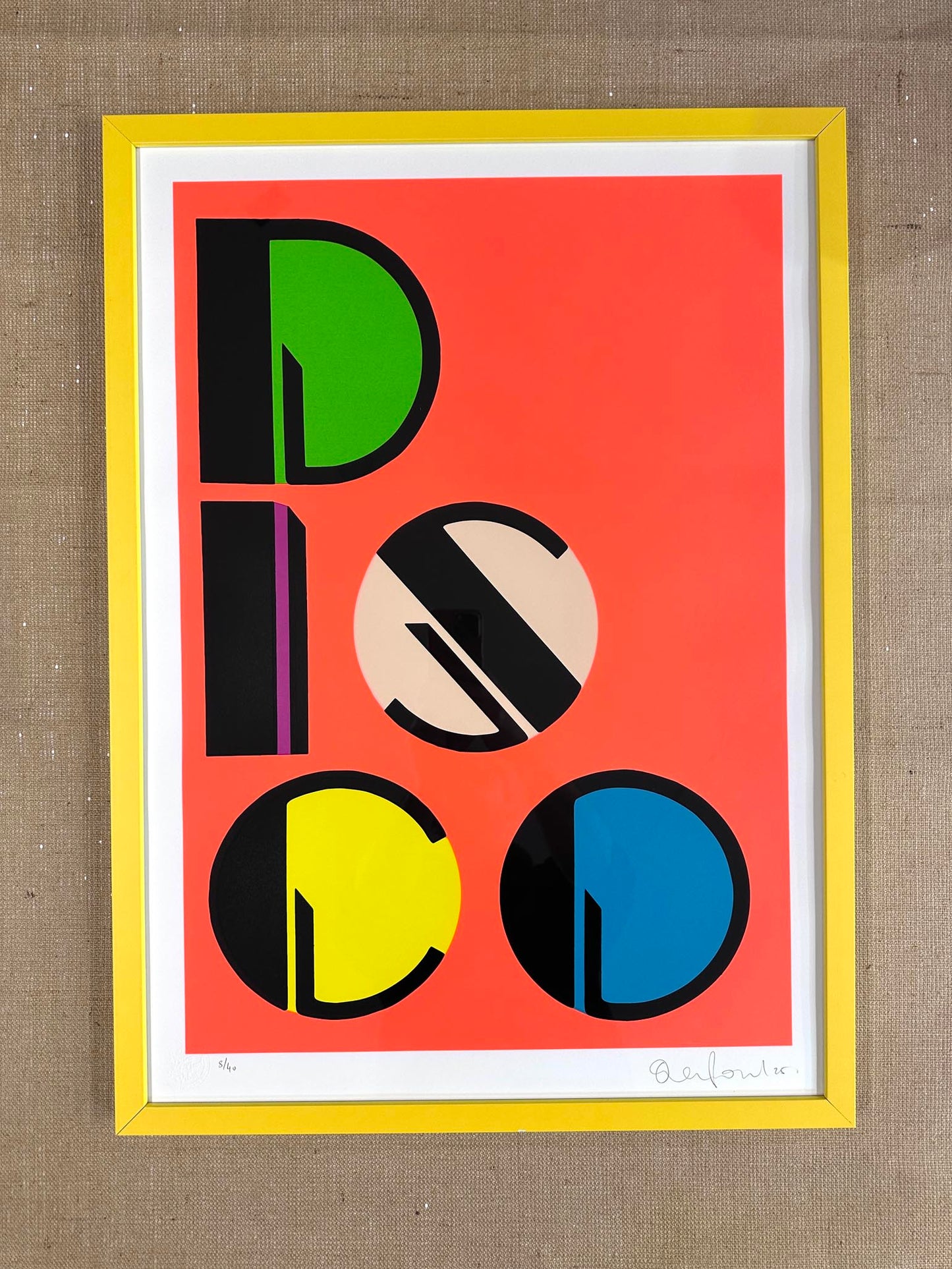 DISCO25 YELLOW FRAME