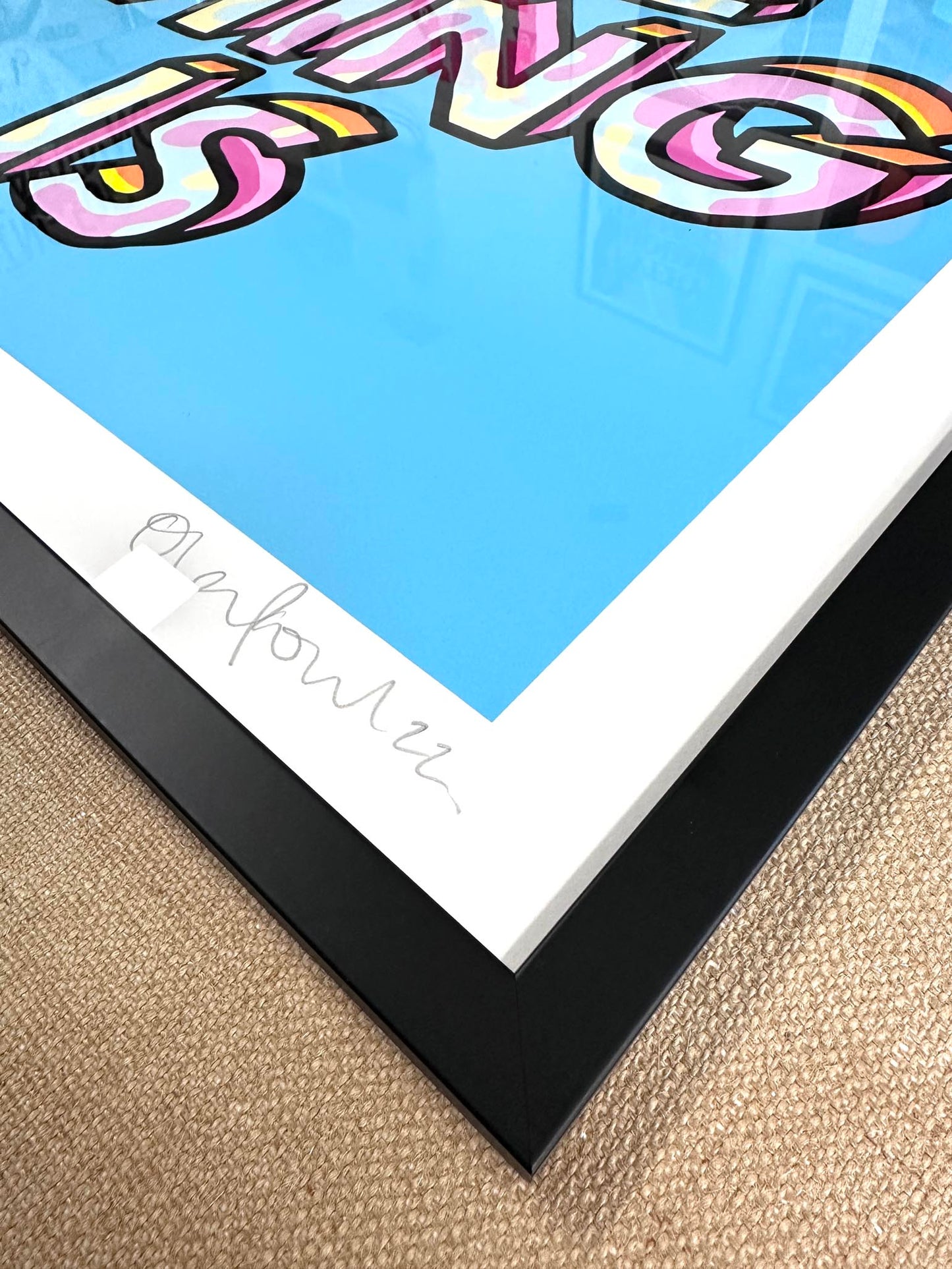 THE THING IS (FRAMED)