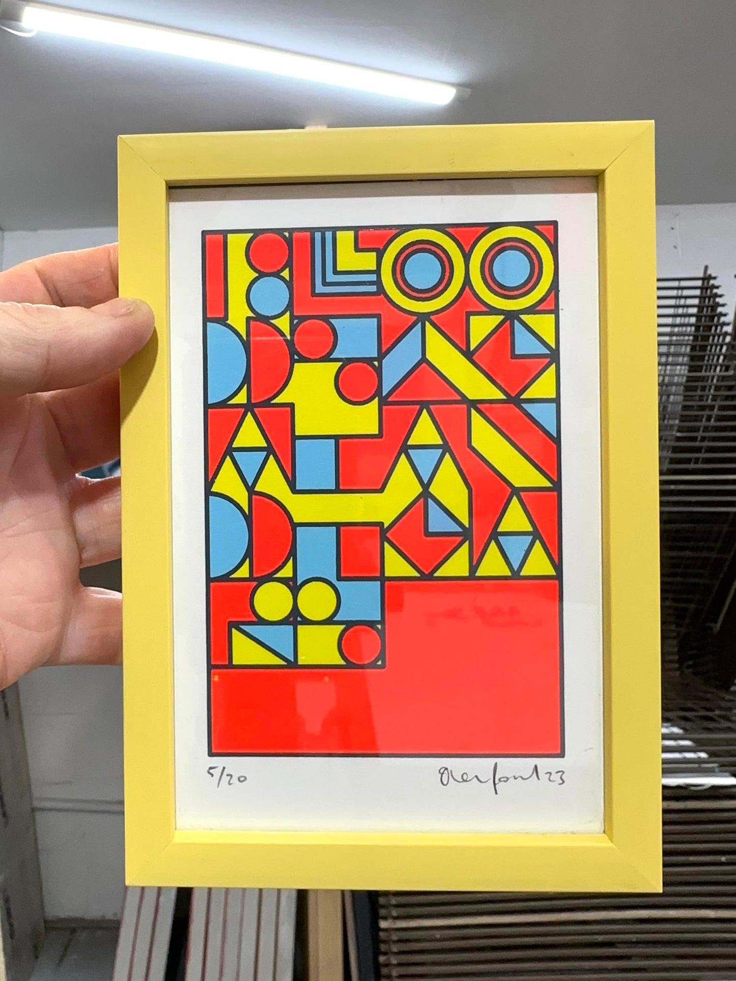 BLOOD SWEAT (YELLOW FRAME)