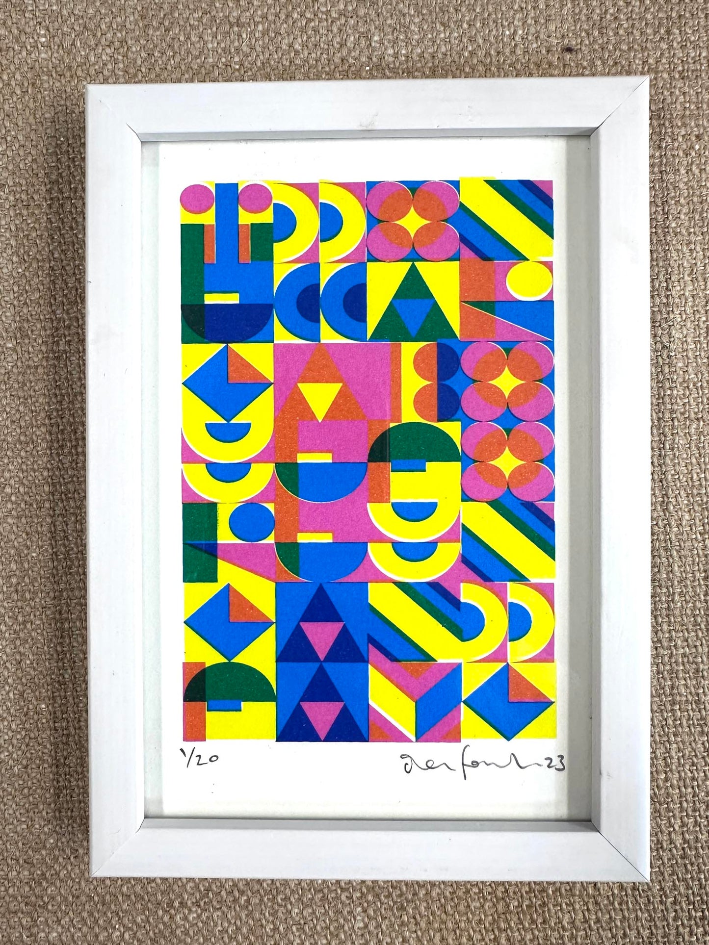 FORTUNE AND FAME (WHITE FRAME)