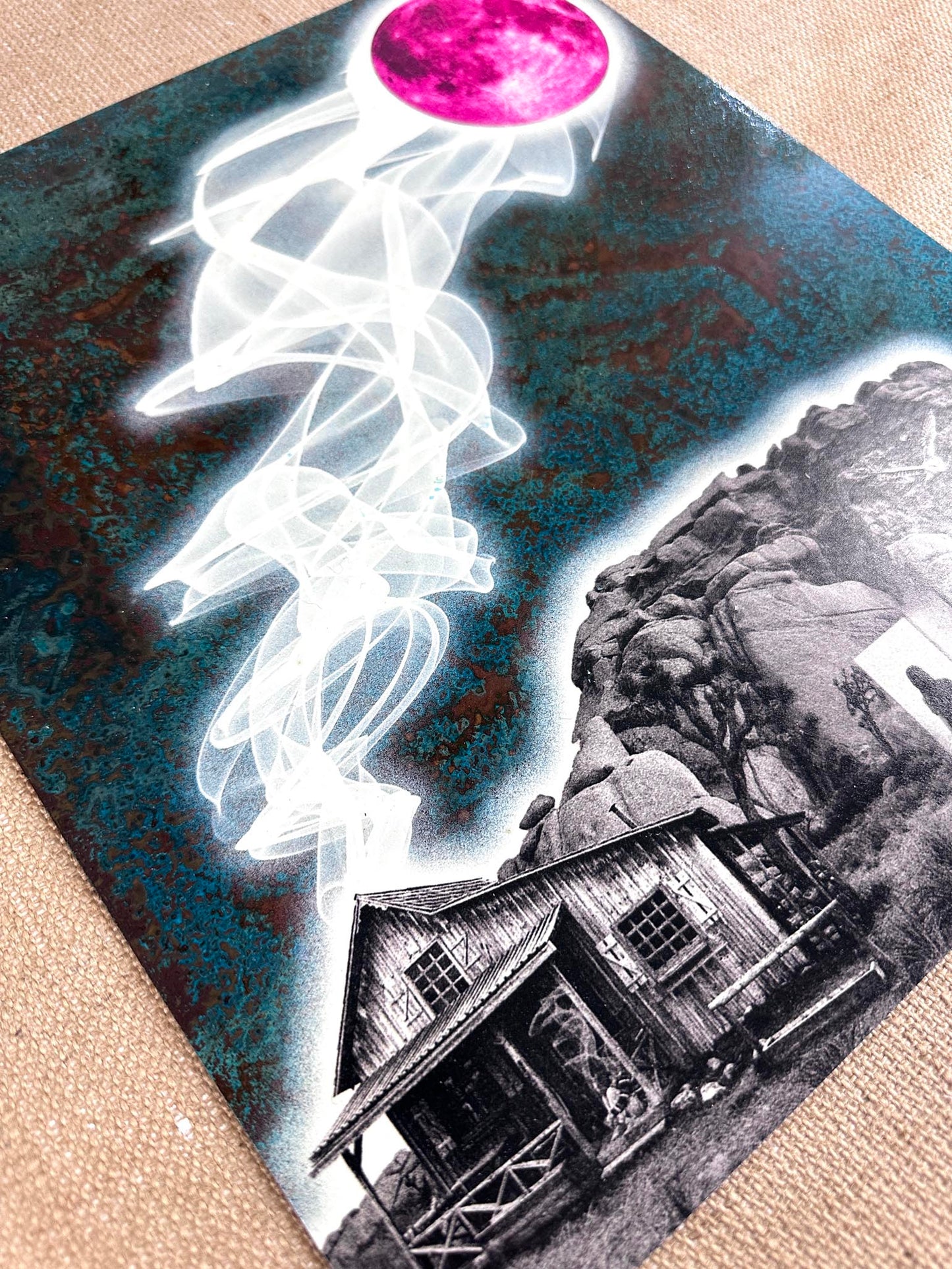 666 Square 2 / Oxidised Original Artwork