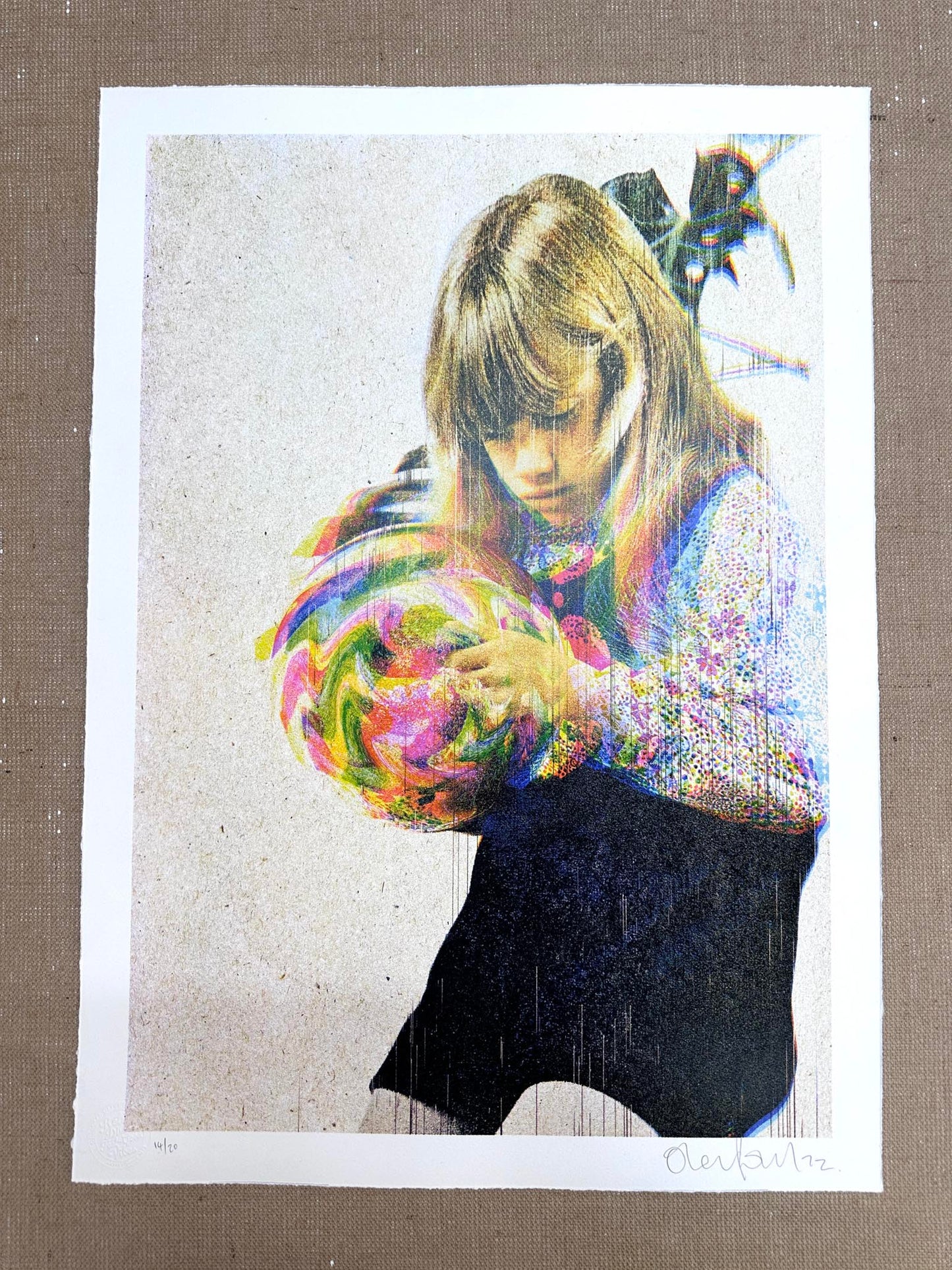 Magic Ball CMYK Screenprint