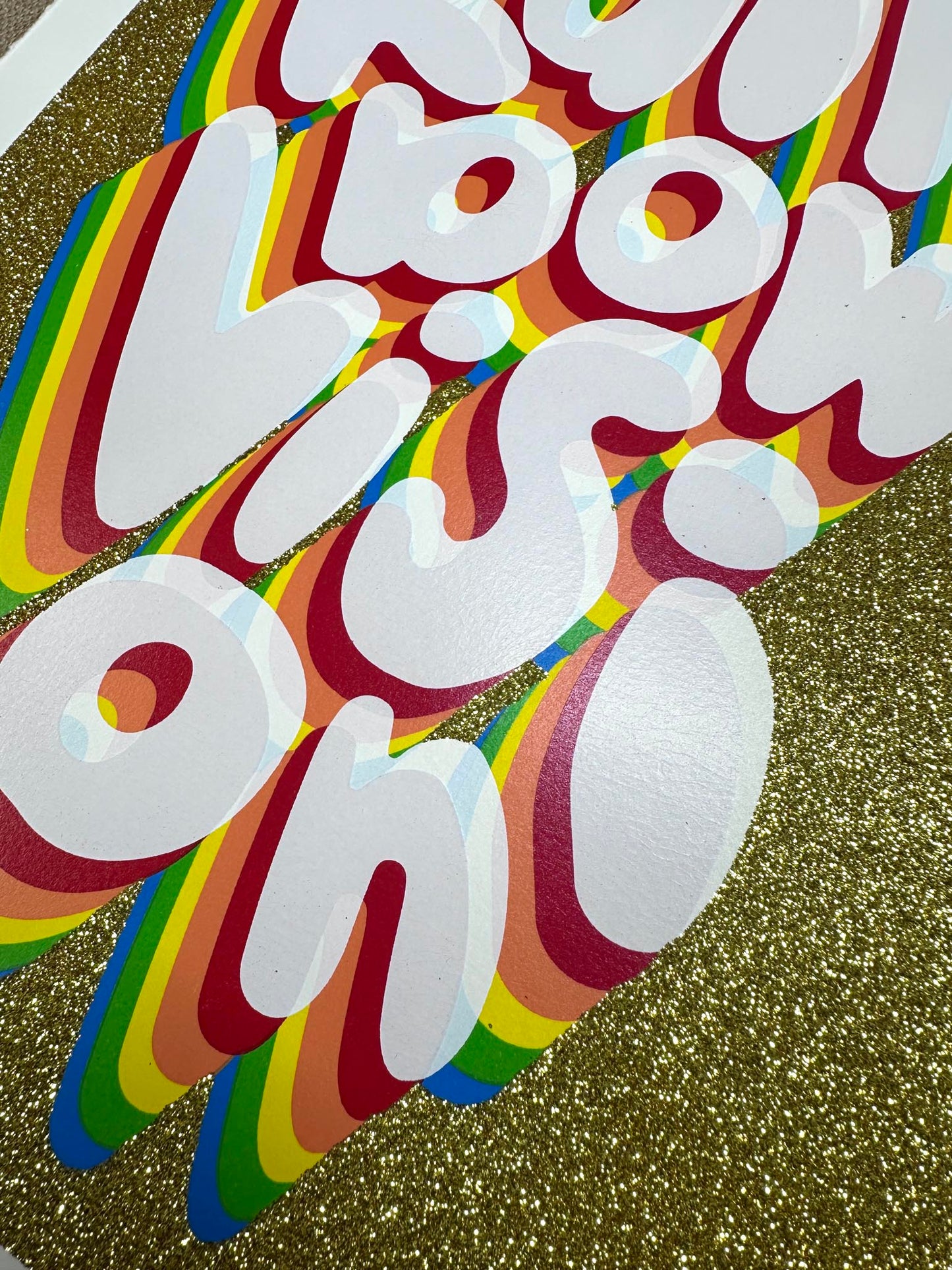 Rainbow Vision Handpulled Screenprint