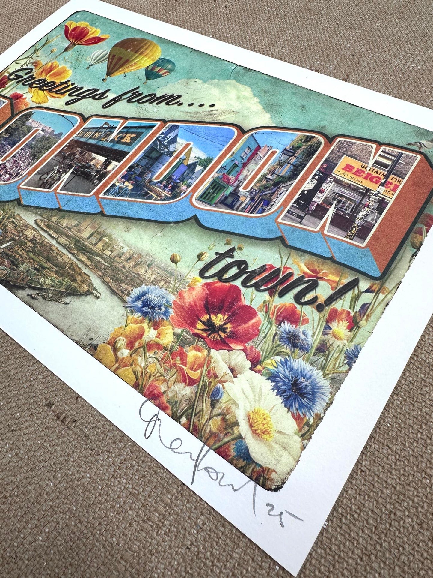 London Postcard Digital A4