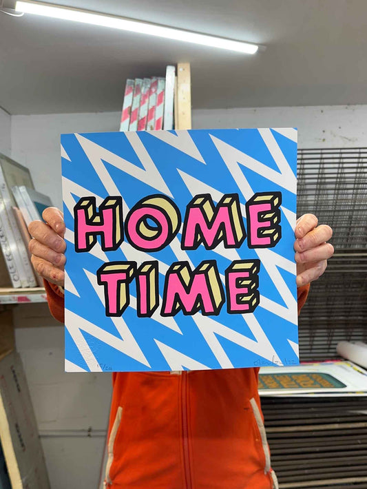 Home Time Handpulled Screenprint