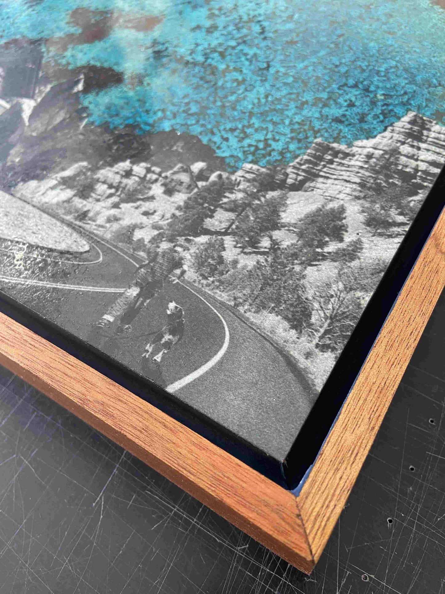 "The Road" Oxidised Copper Artwork E