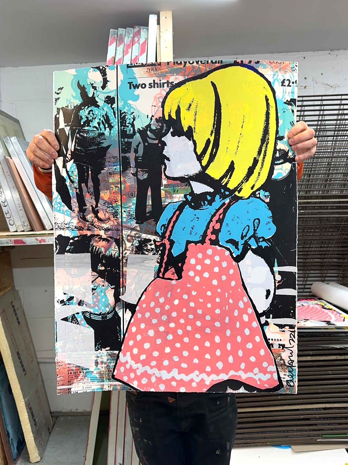 JACKY 2 ORIGINAL  Hand pulled Screenprint