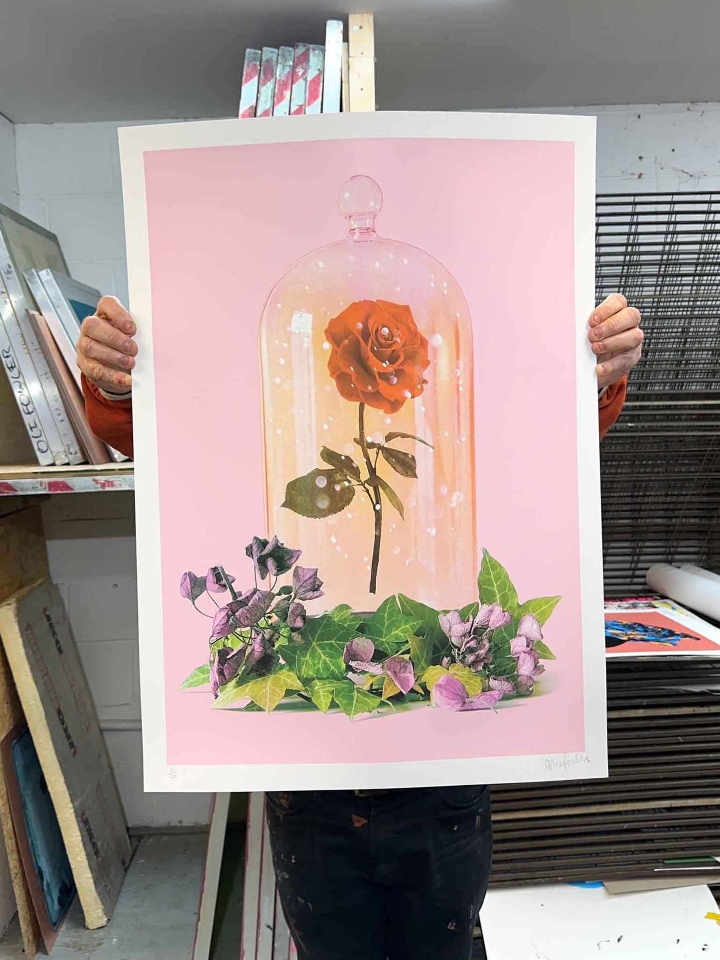 Beast Hand Pulled Screenprint