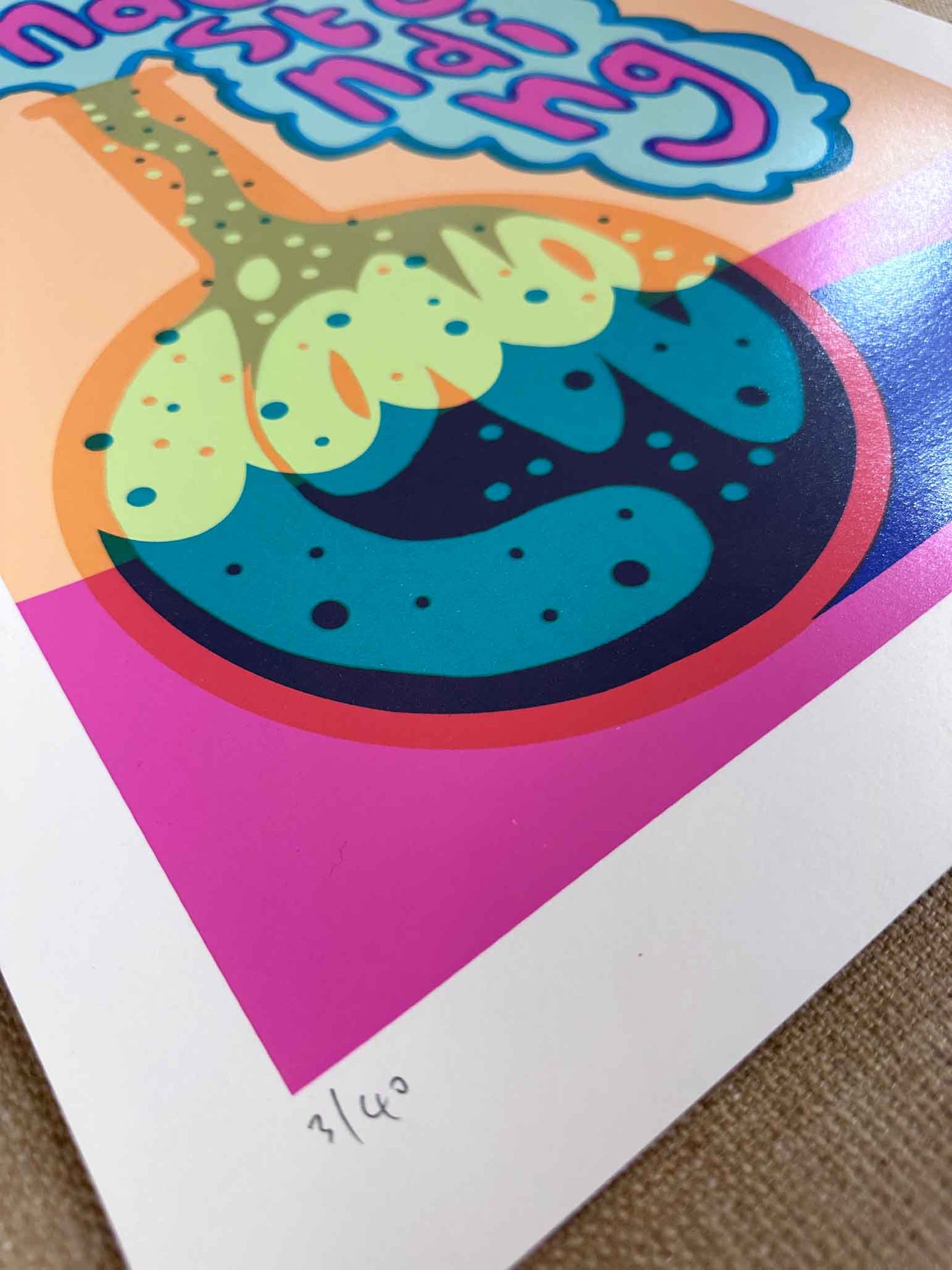 Understanding Love - Hand pulled Screenprint