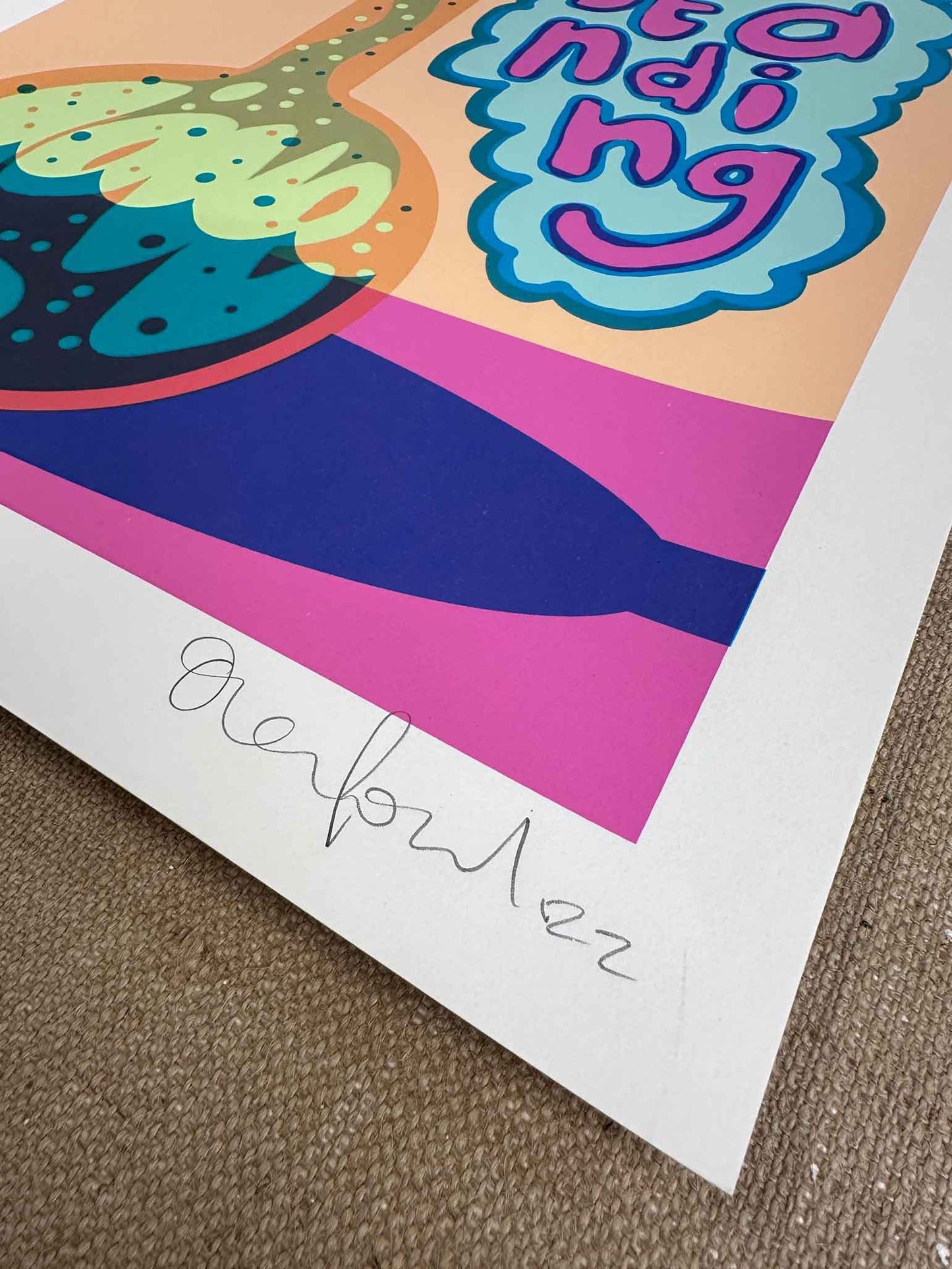 Understanding Love - Hand pulled Screenprint