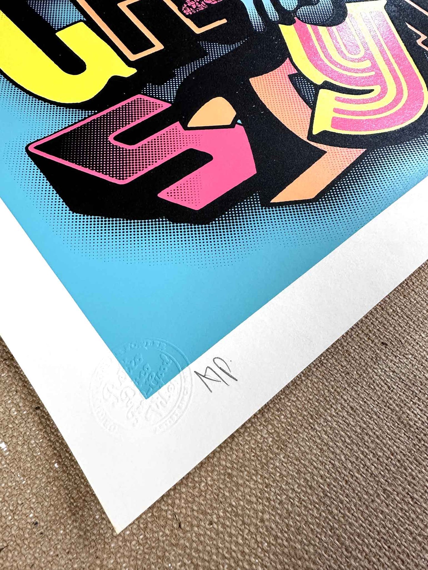 Don't Cramp My Style Handpulled Screenprint