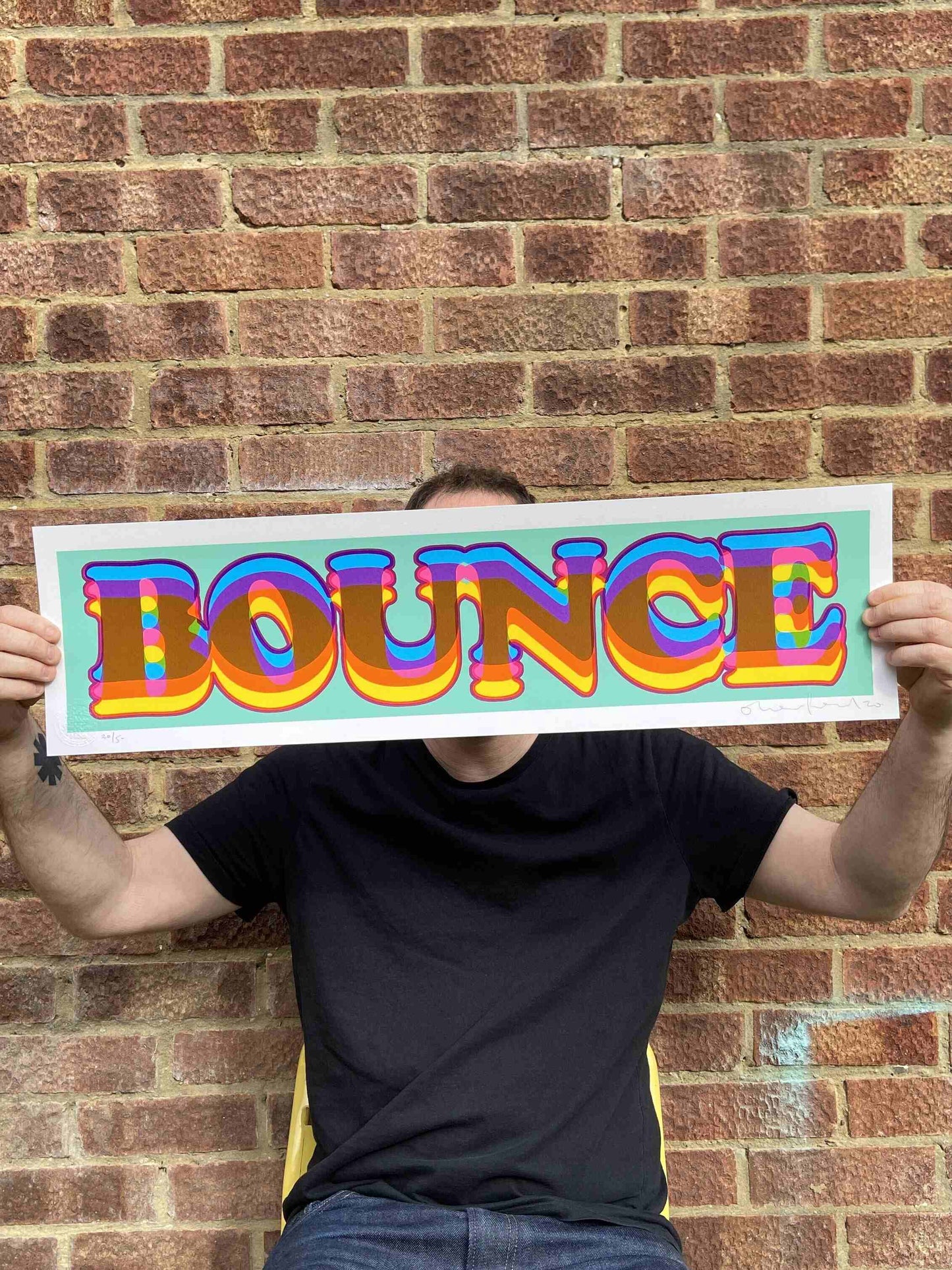 BOUNCE - Limited Edition Screenprint