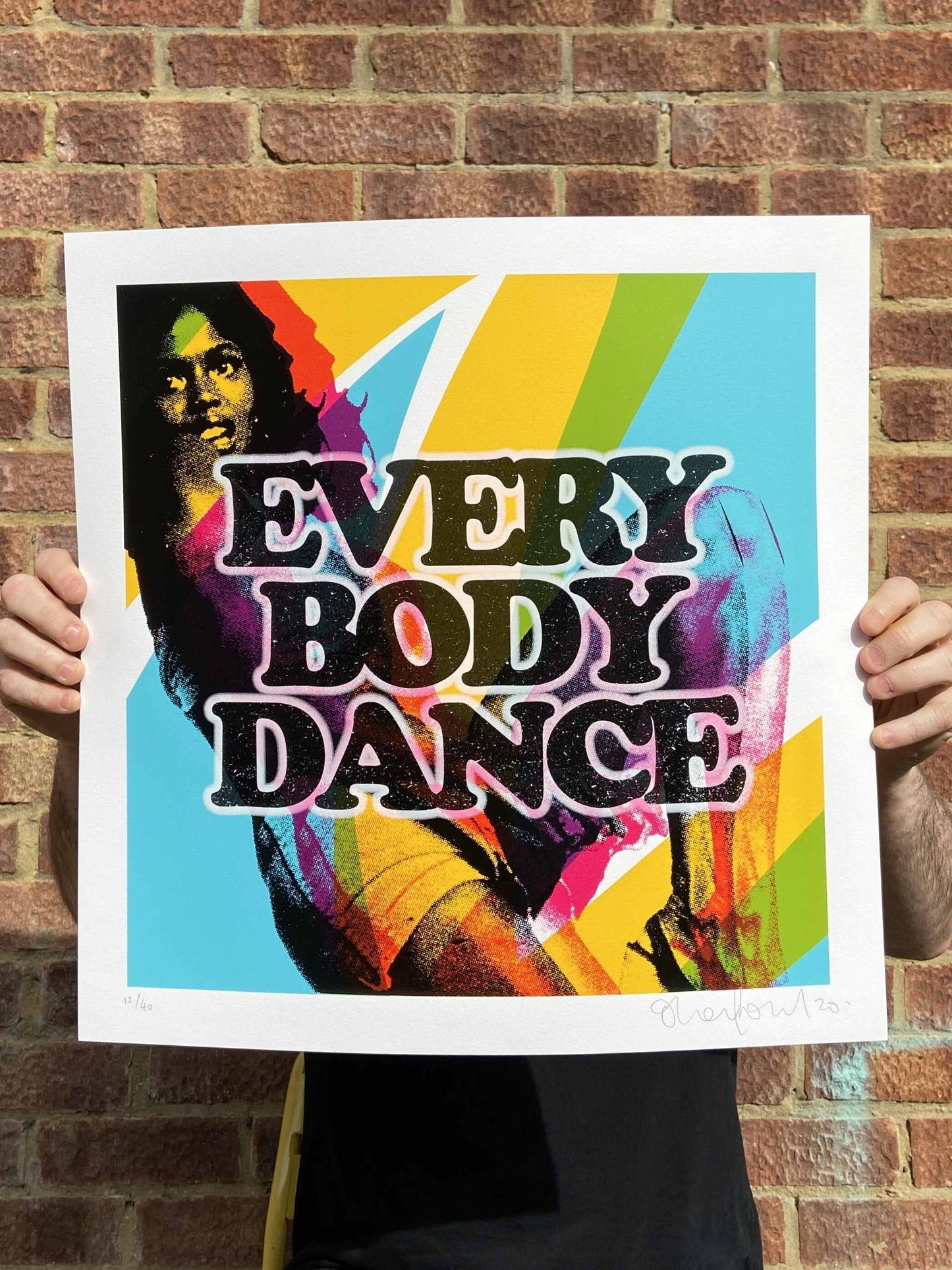 Everybody Dance Hand Pulled Screenprint print