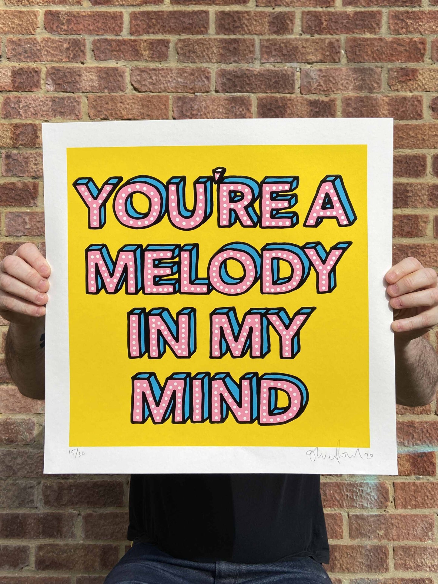 Melody Hand Pulled Screen Print