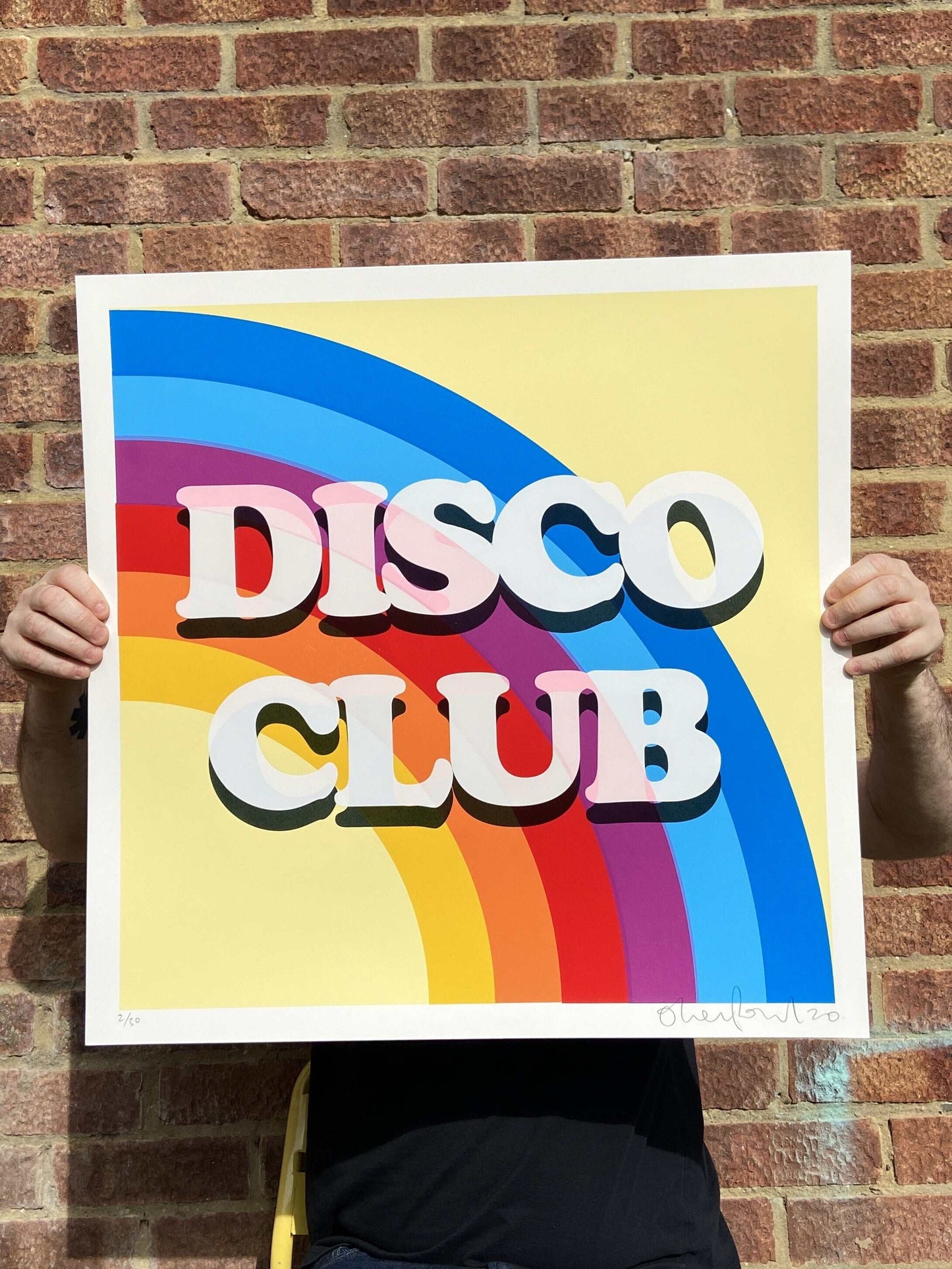 Disco Club - Large Format 9-Layer Limited Edition Screenprint