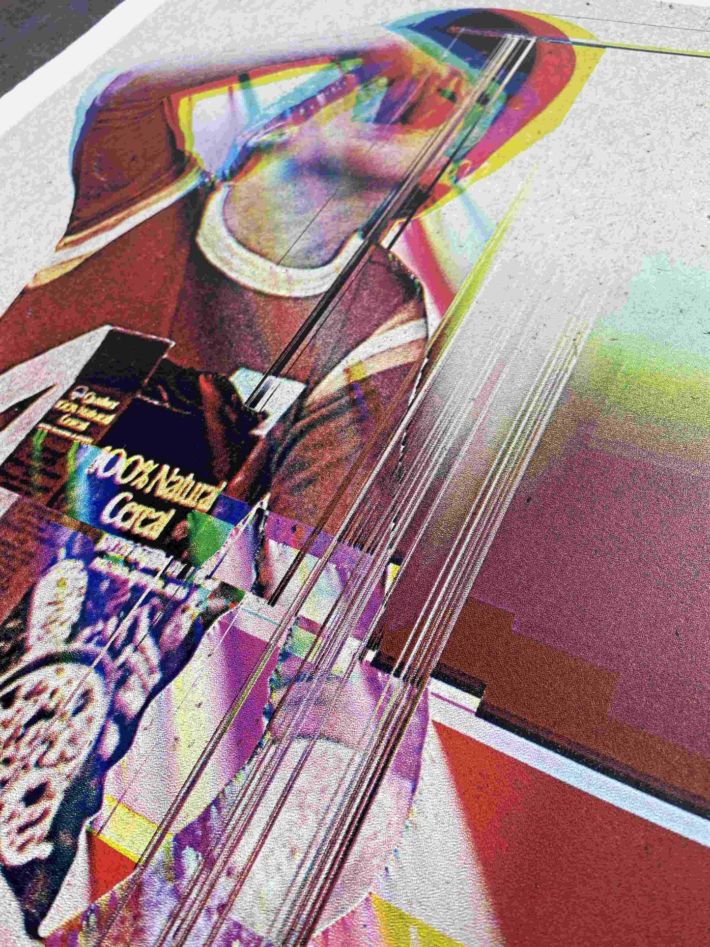 Quaker CMYK Dither Screenprint