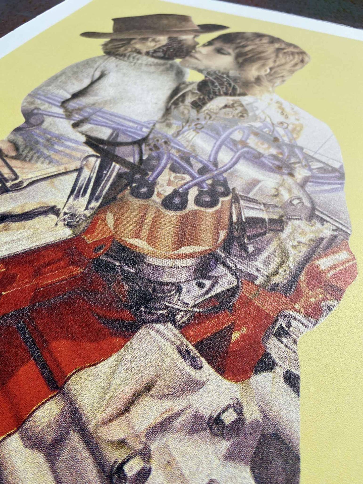 What Drives Us? CMYK Dither Screenprint