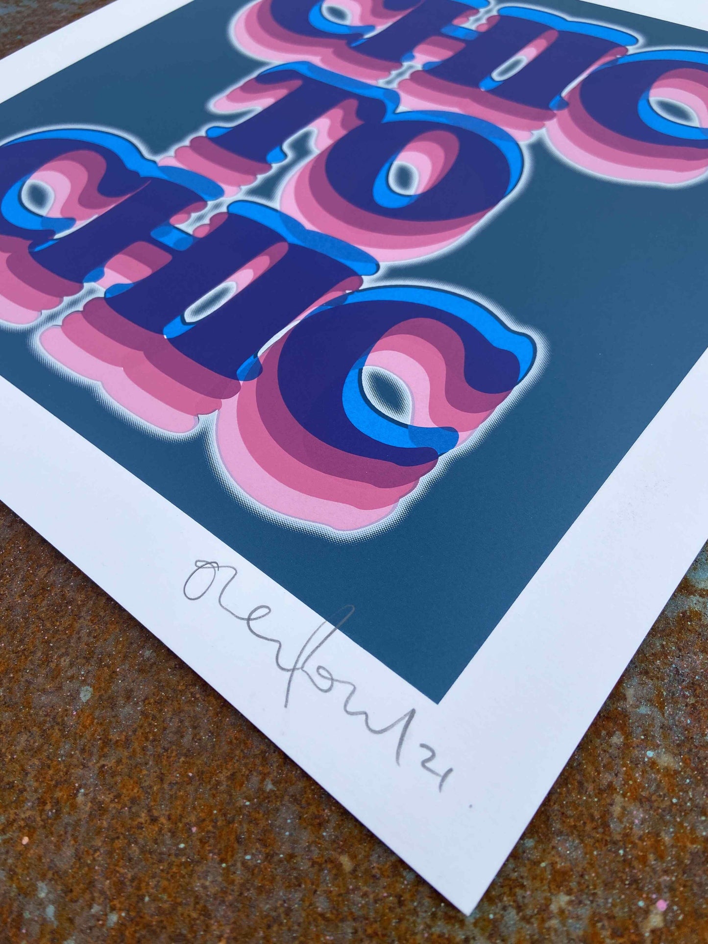 Chic To Chic Hand Pulled Screenprint