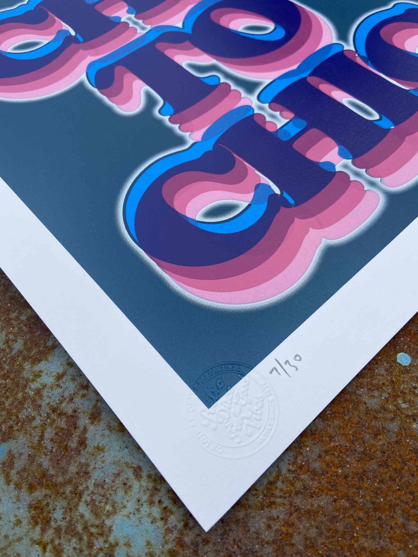 Chic To Chic Hand Pulled Screenprint