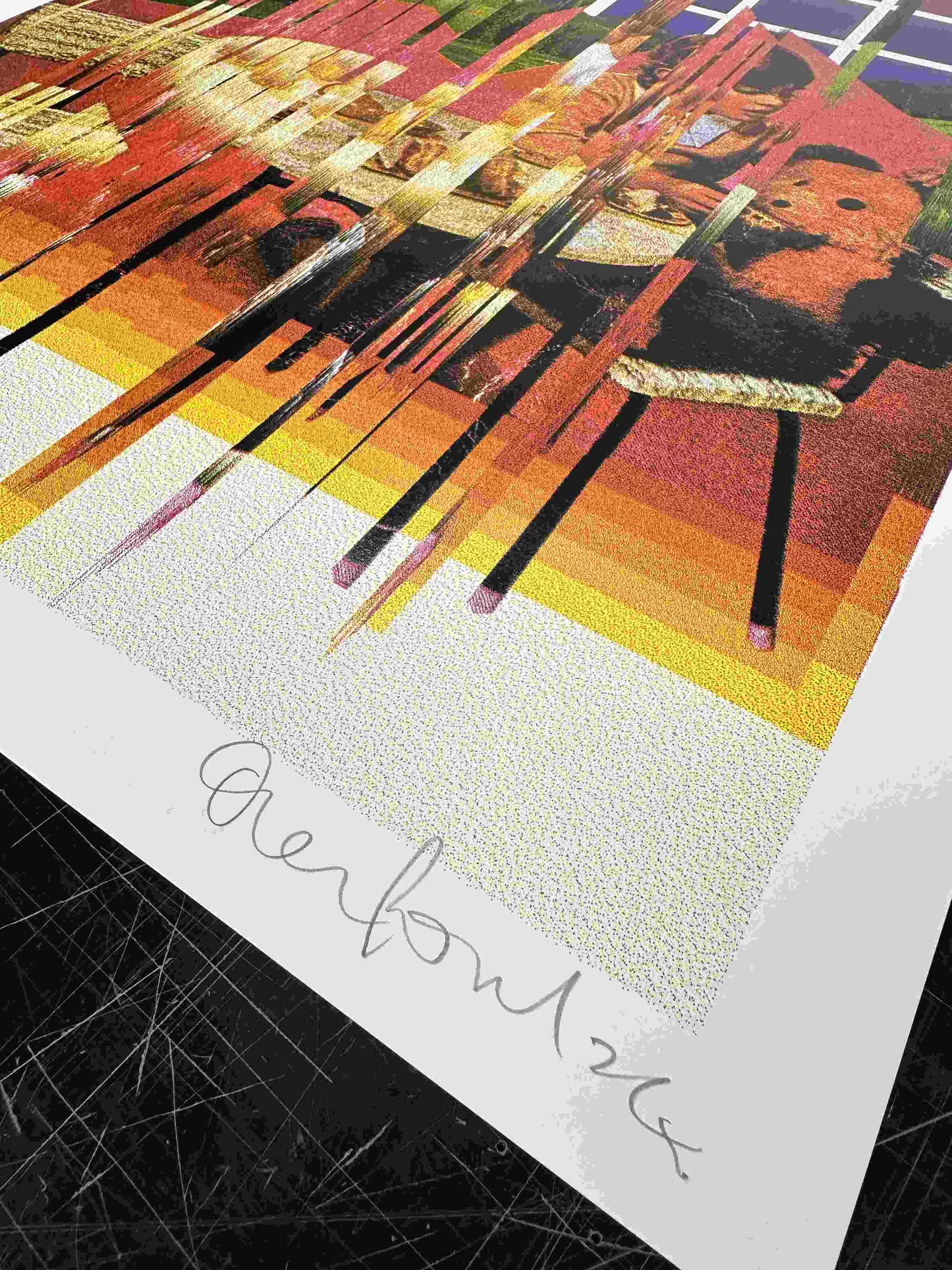 "Yesterday" 4 Colour Dither Screenprint