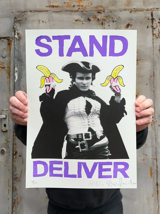 Stand & Deliver: Exclusive Oli Fowler / Shuby Collab Screenprint