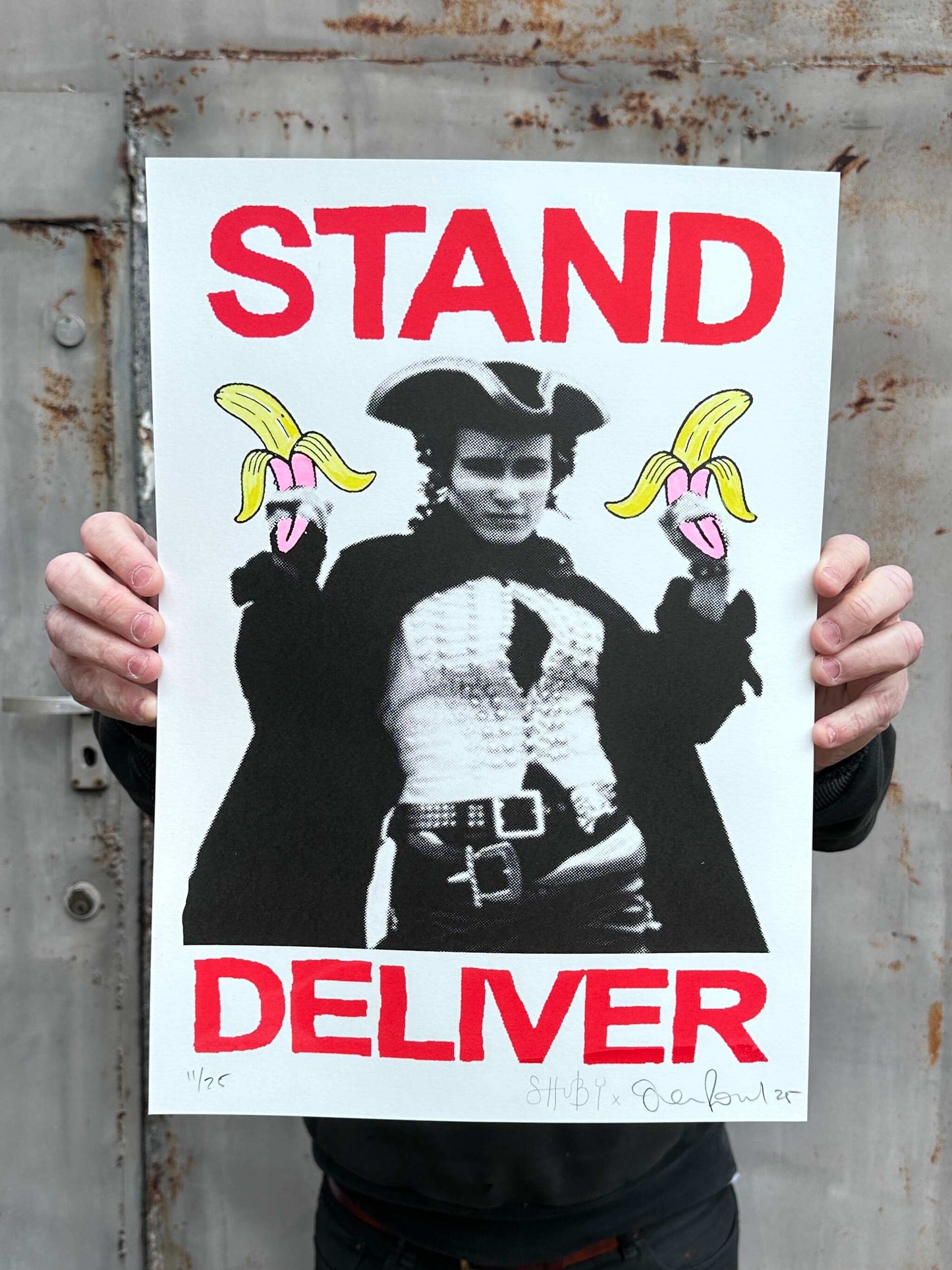 Stand & Deliver: Exclusive Oli Fowler / Shuby Collab Screenprint