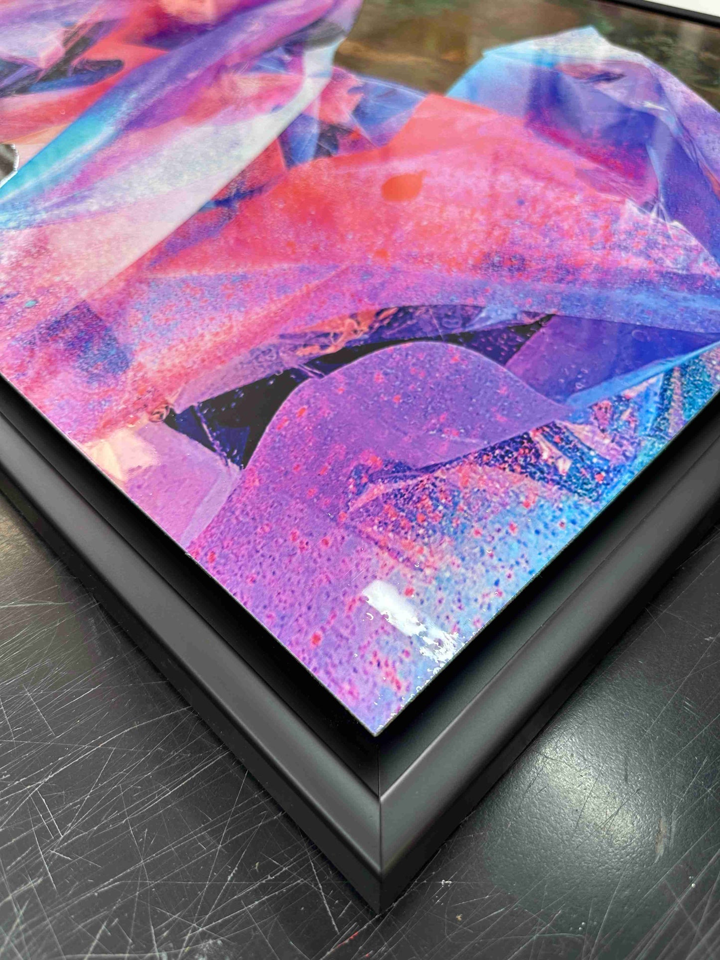 HEXA1 Original Framed Oxidised Copper Artwork