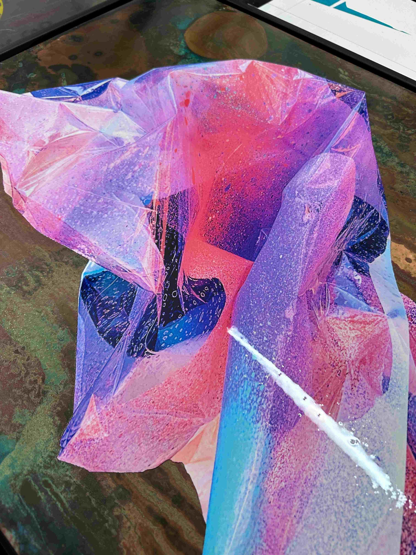 HEXA1 Original Framed Oxidised Copper Artwork