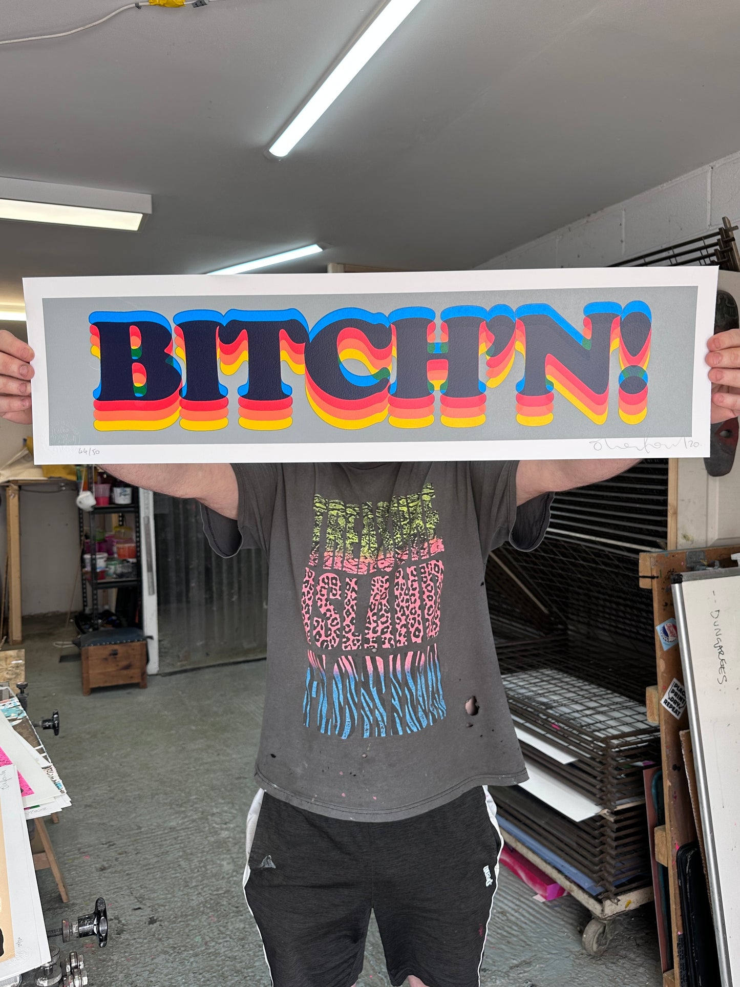 BITCH'N! Handpulled Screenprint