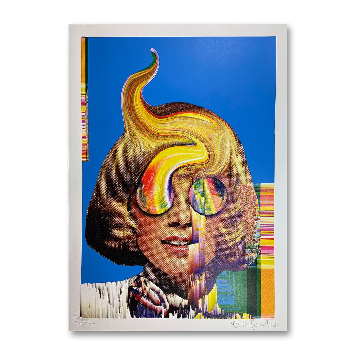 Bubble Eye - CMYK Spot Colour Screenprint