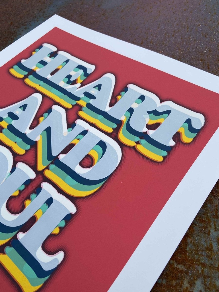 Heart and Soul - Limited Edition Hand - Pulled Screenprint - shop_name