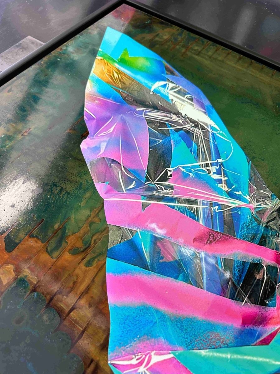 HEXA6 Original Framed Oxidised Copper Artwork - shop_name