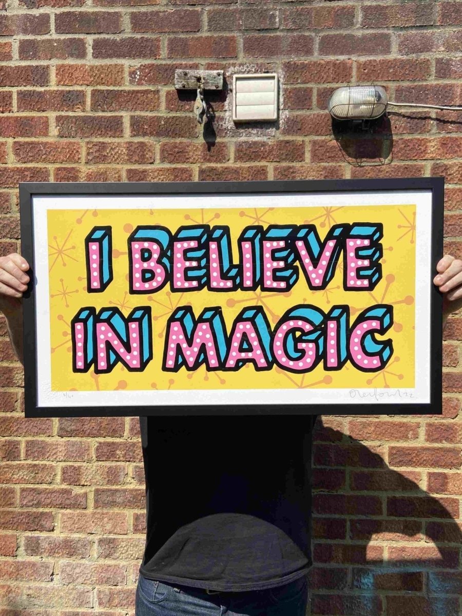 I Believe in Magic - Limited Edition Hand - Pulled Screenprint - shop_name