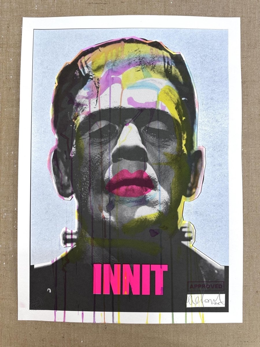 INNIT / ORIGINAL (1W) SCREENPRINT - #OLIFOWLERART