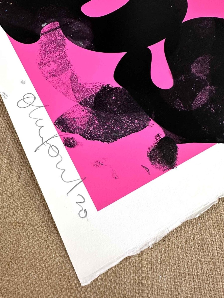 OOPS Pink Hand Pulled Screenprint - shop_name