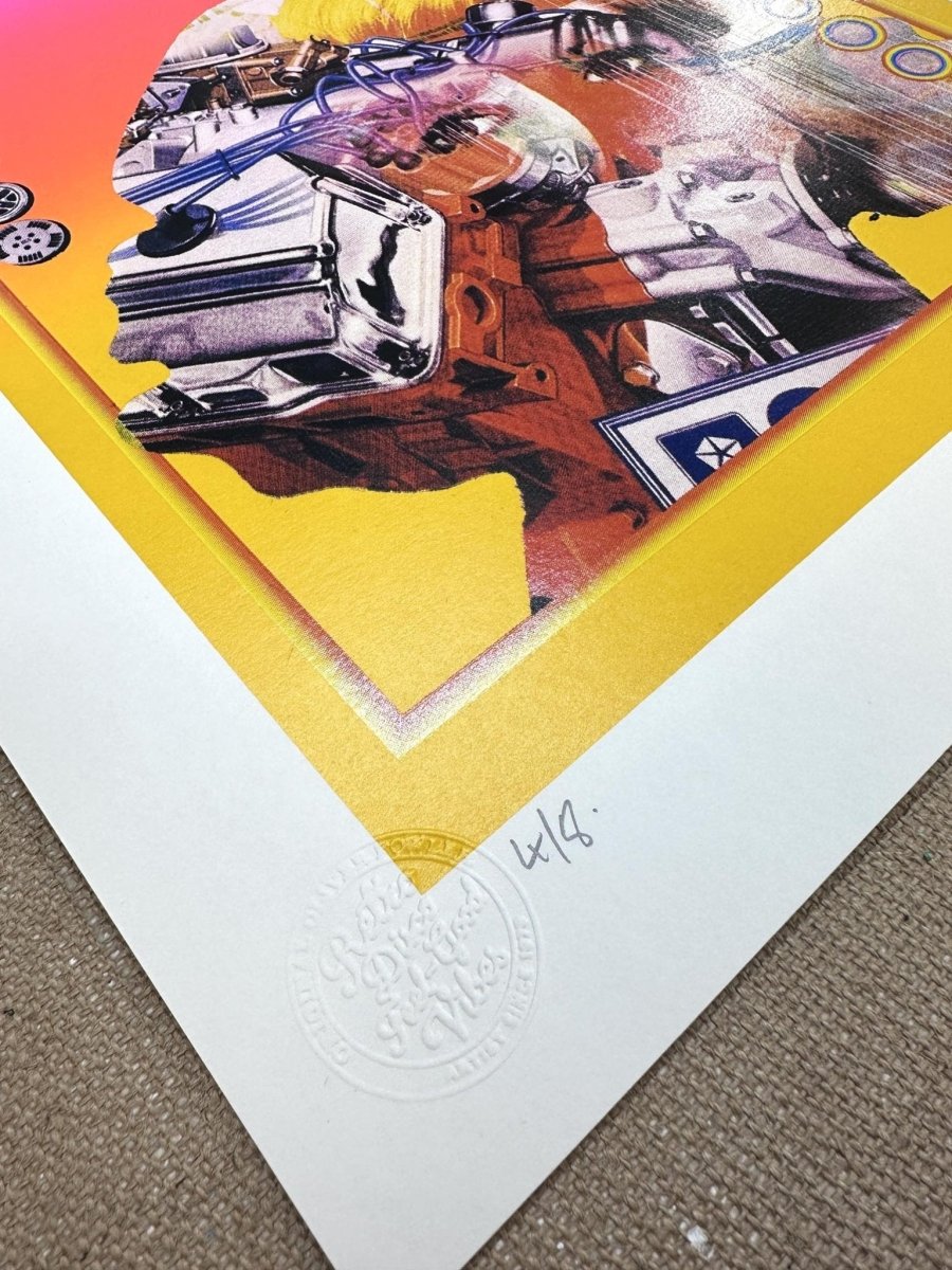 Remember Me Screenprint OLI FOWLER ART tag1 Limited Edition