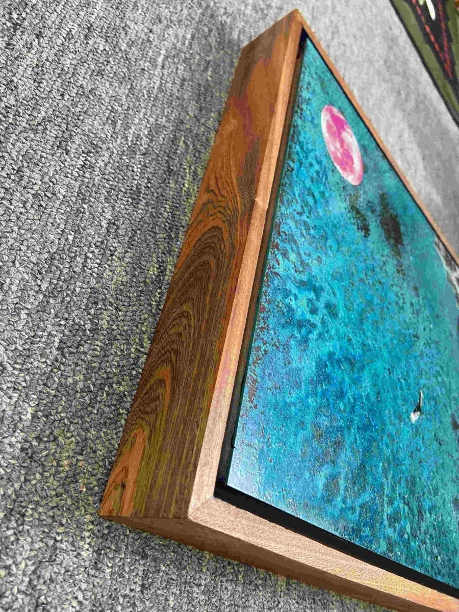 "The Road" Oxidised Copper Artwork D - shop_name