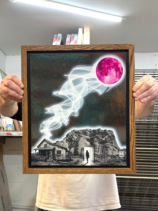 666 No.3 Artwork OLI FOWLER ART tag1  Mixed Media