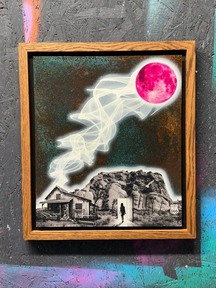 666 No.3 Artwork OLI FOWLER ART tag1  Mixed Media