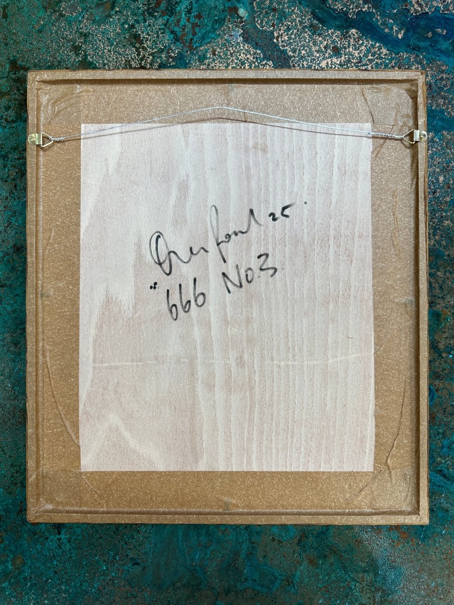 666 No.3 Artwork OLI FOWLER ART tag1  Mixed Media