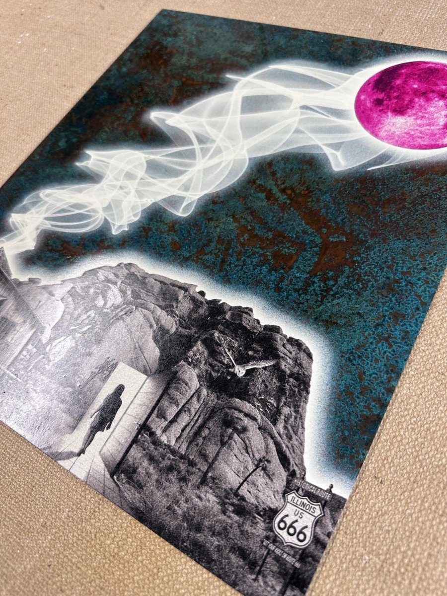 666 Square 2 / Oxidised Original Artwork - shop_name