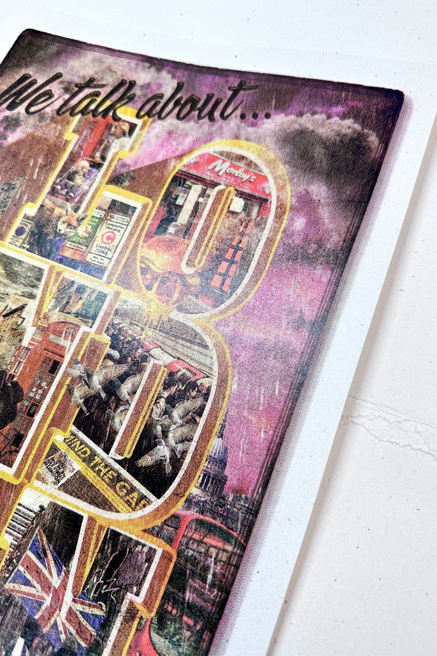 We Talk About...London A3 Hand Pulled Screen-print