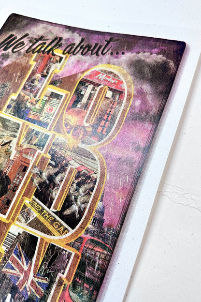 We Talk About...London A3 Hand Pulled Screen-print