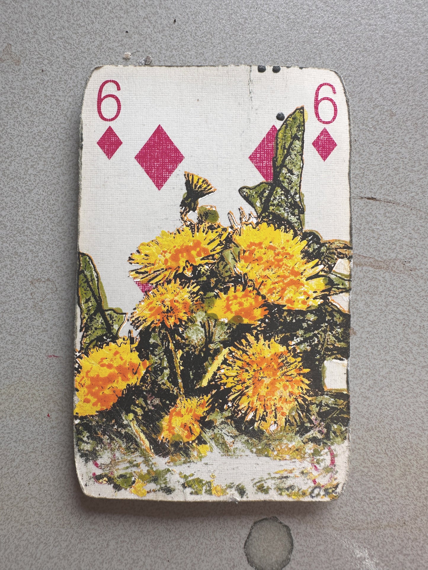 The Best Hand Original Art / Playing Cards