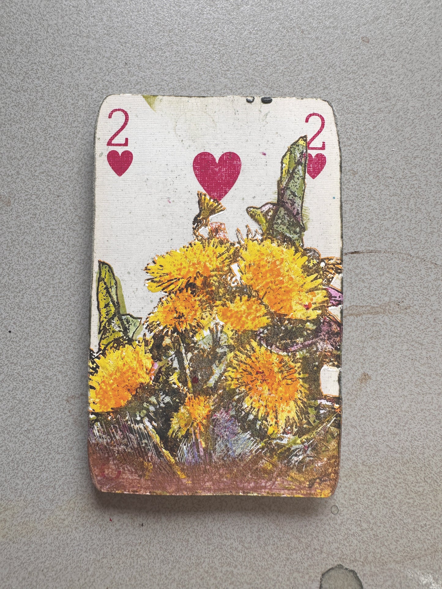 The Best Hand Original Art / Playing Cards