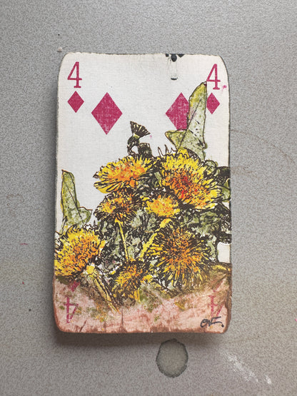 The Best Hand Original Art / Playing Cards