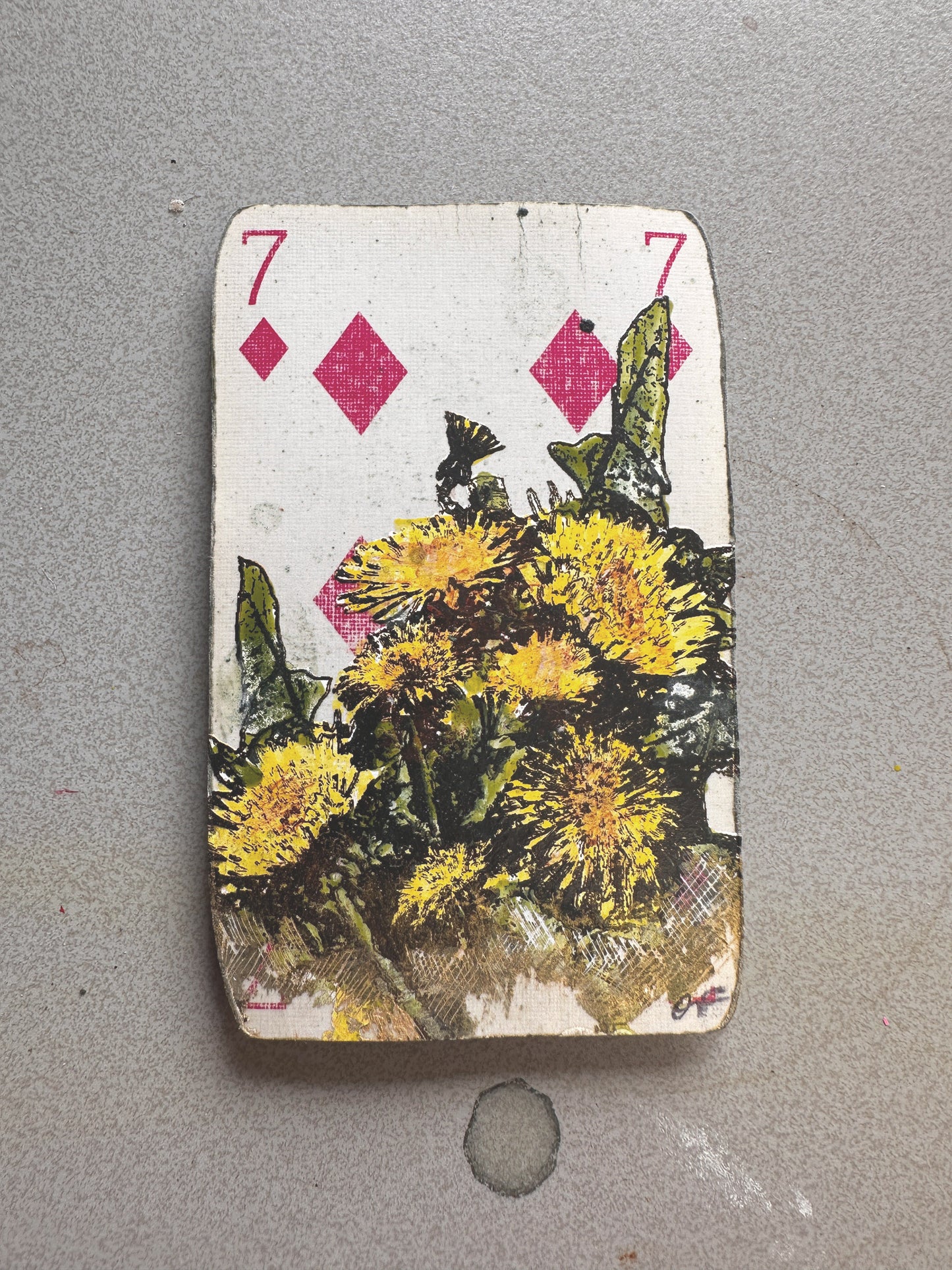 The Best Hand Original Art / Playing Cards